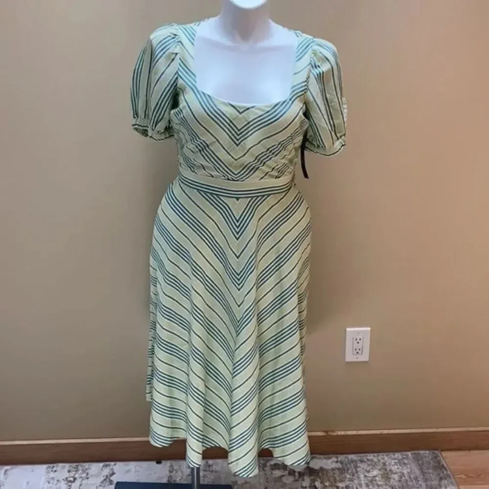 New York &Company midi Striped dress